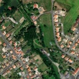 Vue satellite de Aire de camping-car à La Regrippière à La Regrippière