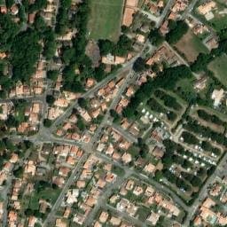 Vue satellite de Camping Bel Essor à Saint-Michel-Chef-Chef
