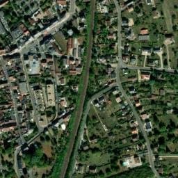Vue satellite de Làô Refuge Gîte d'étape à La Charité-sur-Loire