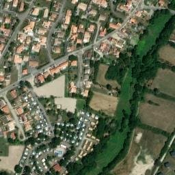 Vue satellite de Camping le Bel Essor à Saint-Michel-Chef-Chef