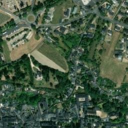 Vue satellite de Aire Camping-Cars Chinon à La Roche-Clermault