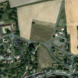 Vue satellite de Aire Montrésor à Chemillé-sur-Indrois