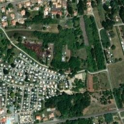 Vue satellite de Aire d'accueil camping-car de la Guichardière à Préfailles