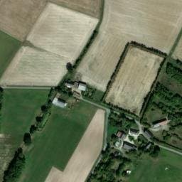 Vue satellite de Camping à la ferme La Raudière à Sainte-Catherine-de-Fierbois