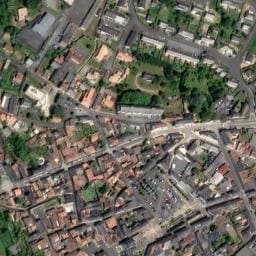 Vue satellite de Aire de Camping-Cars Vihiers à Montilliers