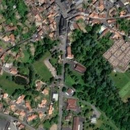 Vue satellite de Aire de camping-car à Lys-Haut-Layon à Lys-Haut-Layon