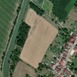 Vue satellite de Camping naturiste Bisontin à Abbans-Dessous
