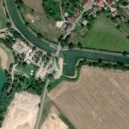 Vue satellite de Aire de camping-cars Plage d'Osselle à Abbans-Dessous