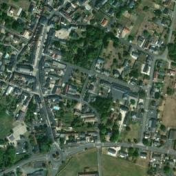 Vue satellite de Aire de Camping-Car Municipale de l'Echandon à Manthelan
