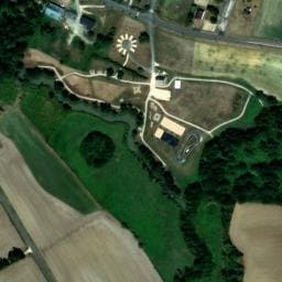 Vue satellite de Aire camping-car Villeloin Coulange à Chemillé-sur-Indrois