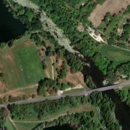 Vue satellite de Camping à Foëcy à Foëcy
