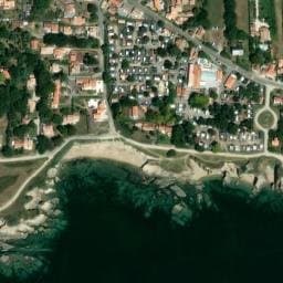 Vue satellite de Éléovic à Préfailles
