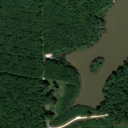Vue satellite de Kiosque de l'étang du Pas aux ânes à Sennevières