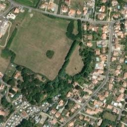 Vue satellite de Port Meleu à Préfailles