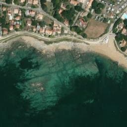 Vue satellite de Camping le Port Meleu à Préfailles