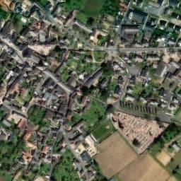 Vue satellite de Aire camping-cars du Puy-Notre-Dame à Le Puy-Notre-Dame