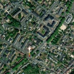 Vue satellite de Parking des Bas-Clos à Chanceaux-près-Loches