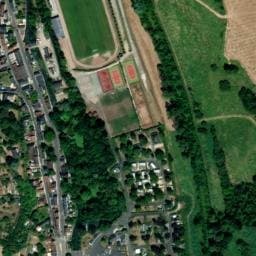 Vue satellite de Aire de services du camping la Citadelle à Beaulieu-lès-Loches