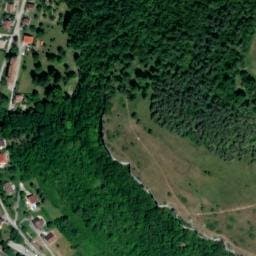 Vue satellite de Aire d'étape d'Ornans à Ornans