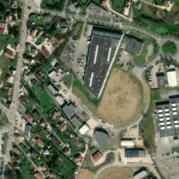 Vue satellite de Aire Camping Car Intermarché à Brevans