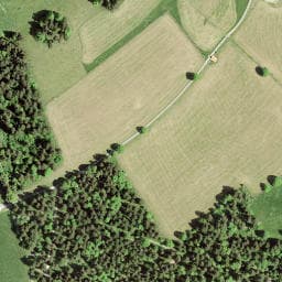 Vue satellite de Cabane de Pouillerel à Grand'Combe-des-Bois