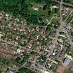 Vue satellite de Aire de service à Marmagne