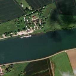 Vue satellite de Camping Les Herlequins à Saint-Jean-de-Losne