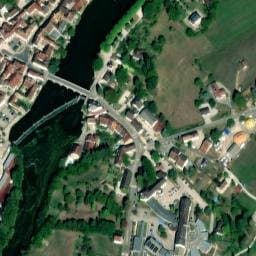 Vue satellite de Les Promenades à Quingey