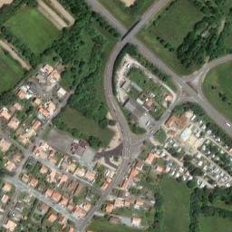 Vue satellite de Le Poteau à La Bernerie-en-Retz