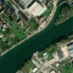 Vue satellite de Nymphée du parc de Scey à Dole