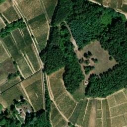 Vue satellite de Abri de Sur Frétille à Pernand-Vergelesses