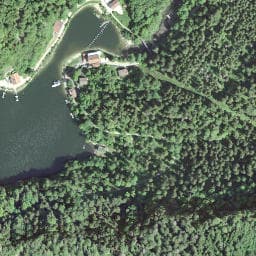 Vue satellite de Cabane de douanier du Saut du Doubs à Villers-le-Lac