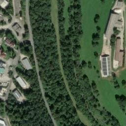 Vue satellite de Aire de camping-cars du Hameau du Fromage à Cléron