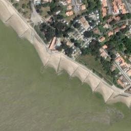 Vue satellite de L'Hermitage des Dunes à La Bernerie-en-Retz