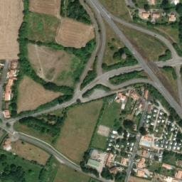 Vue satellite de Camping de Prigny à La Bernerie-en-Retz