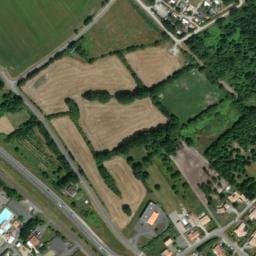 Vue satellite de Les Chênes Verts à Les Moutiers-en-Retz