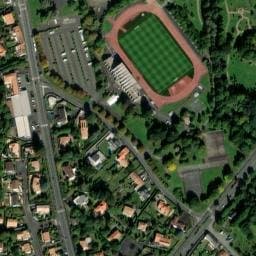 Vue satellite de Aire de camping-cars Cholet à Cholet