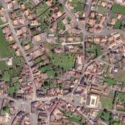 Vue satellite de Camping Les Planches à Loretz-d'Argenton
