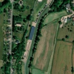 Vue satellite de Aire camping-cars Châtillon-en-Bazois Rue du Canal à Tamnay-en-Bazois