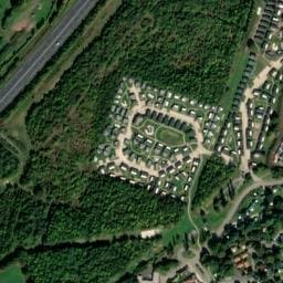 Vue satellite de Camping Lac de Ribou à Mazières-en-Mauges