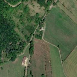 Vue satellite de Cabane des vignes de Bartherans à Bartherans