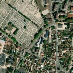 Vue satellite de Camping Les Cent Vignes à Beaune