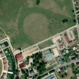 Vue satellite de Aire de camping-car à Mouchard à Mouchard