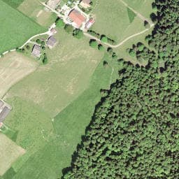 Vue satellite de Cabane du Chemin des Statues à Villers-le-Lac