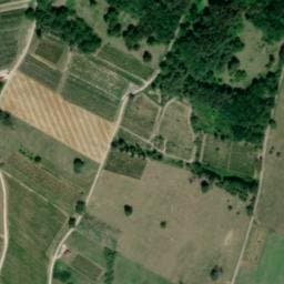 Vue satellite de Caborde de la vigne conservatoire du Val d'Amour à Champagne-sur-Loue