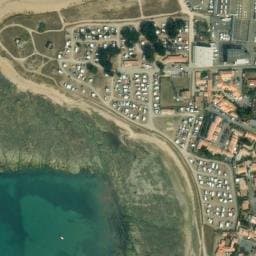Vue satellite de Camping municipal de la Pointe à L'Épine