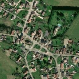Vue satellite de Camping car - Camping les bords de loue à Parcey