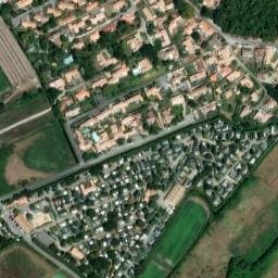 Vue satellite de Camping Les Roussières à L'Épine