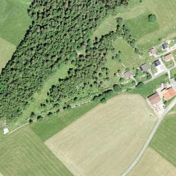 Vue satellite de Cabane du Crêt de Cerneux-Péquignot à Montlebon