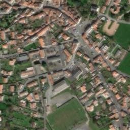 Vue satellite de Aire de stationnement camping-car TIffauges à Tiffauges
